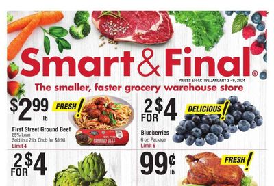Smart & Final (NV) Weekly Ad Flyer Specials January 3 to January 9, 2024