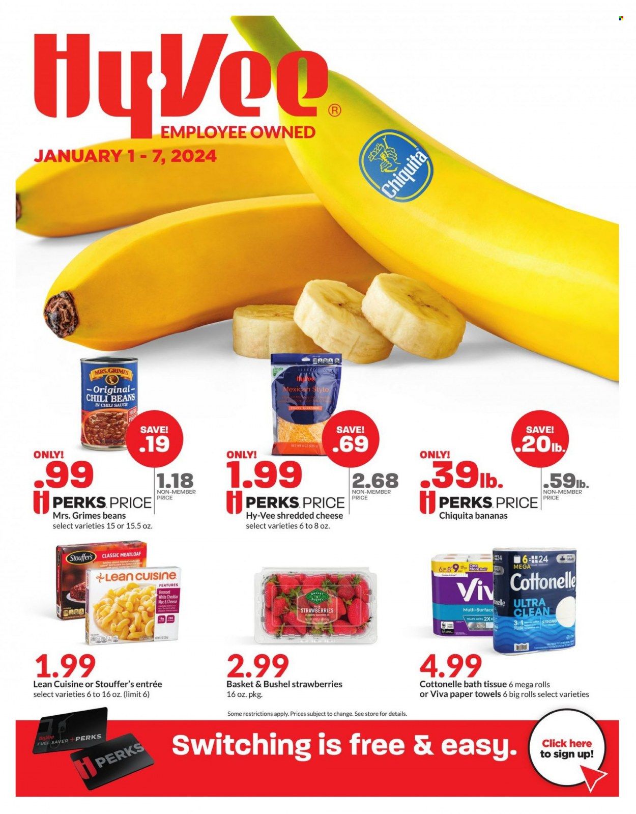Hy-Vee (IA, IL, MN, MO, SD) Weekly Ad Flyer Specials January 1 to January 7, 2024