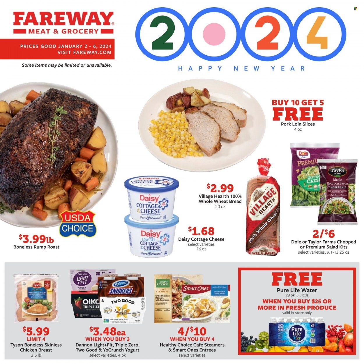 Fareway (IA) Weekly Ad Flyer Specials January 2 to January 6, 2024