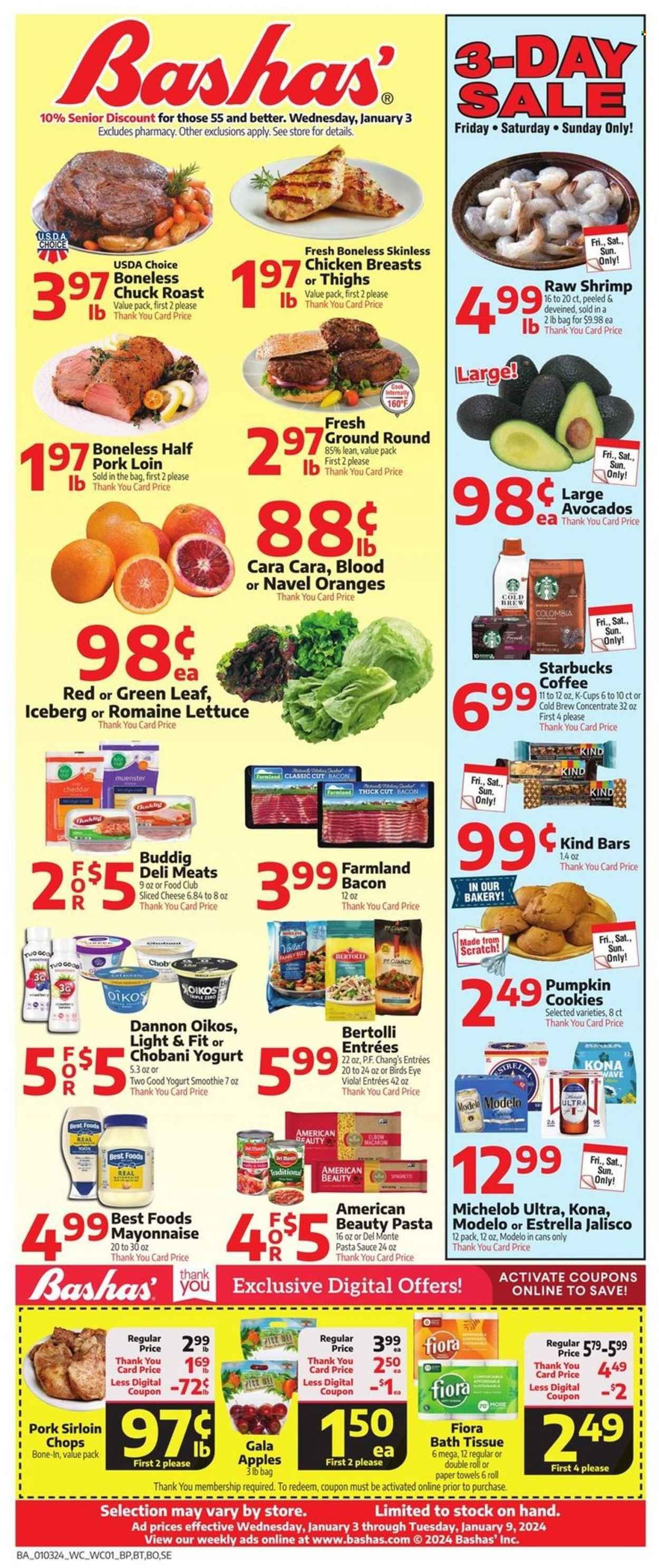 Bashas' (AZ) Weekly Ad Flyer Specials January 3 to January 9, 2024