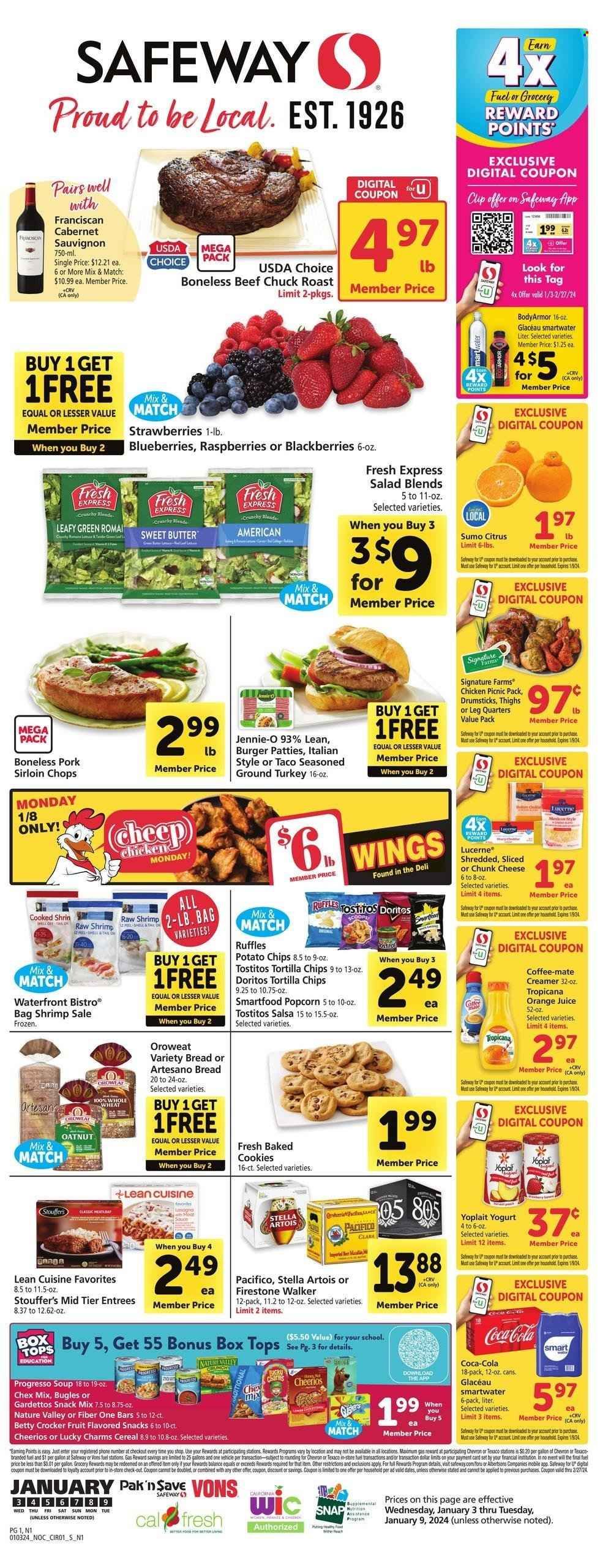 Safeway (CA) Weekly Ad Flyer Specials January 3 to January 9, 2024