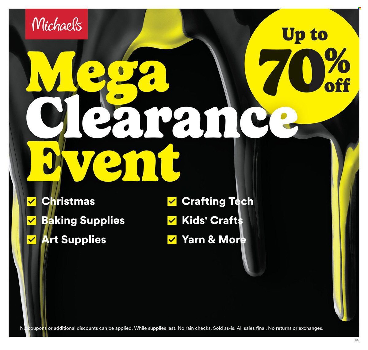 Michaels Weekly Ad Flyer Specials December 31 to January 6, 2024