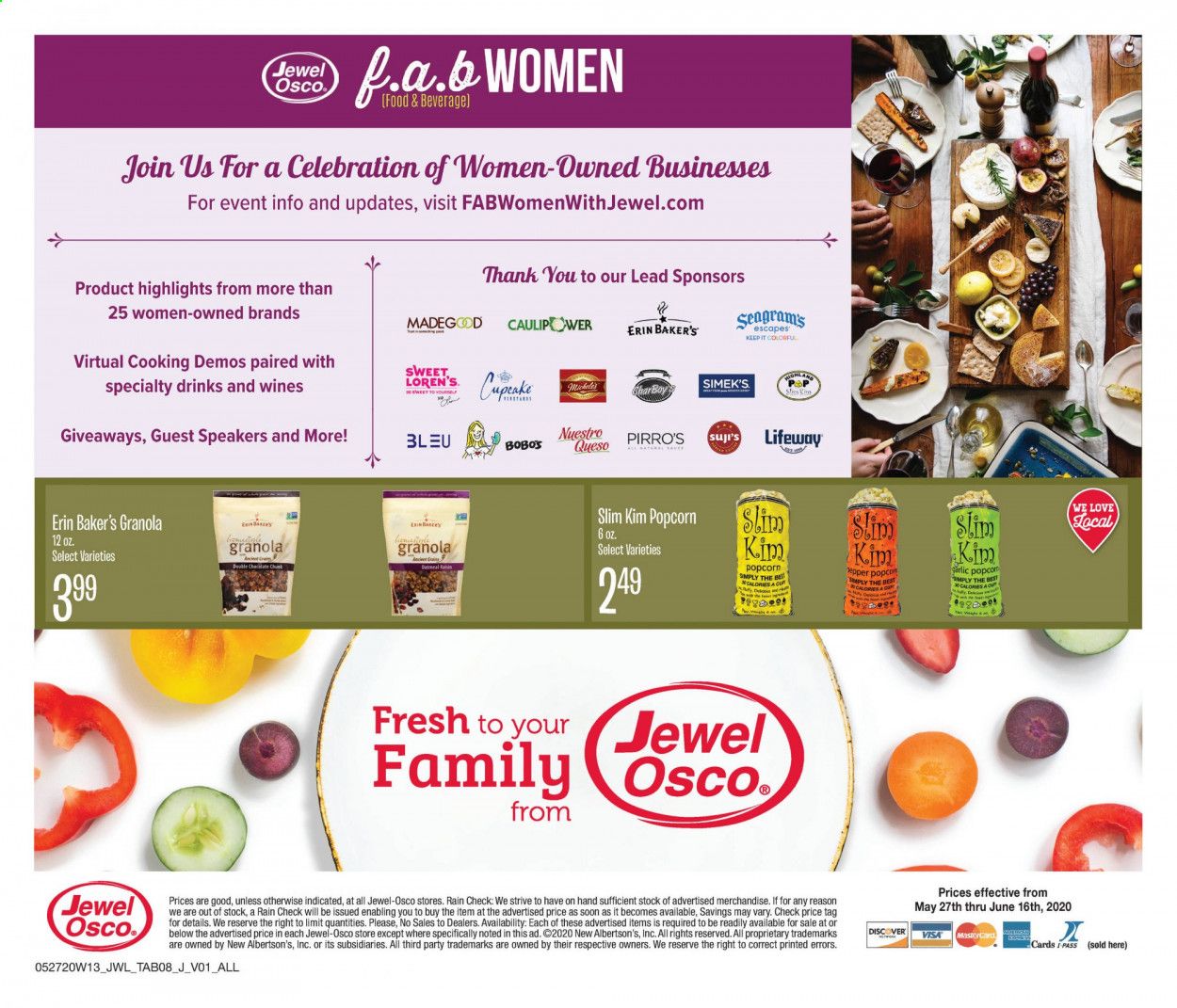 Jewel Osco Weekly Ad & Flyer May 27 to June 16