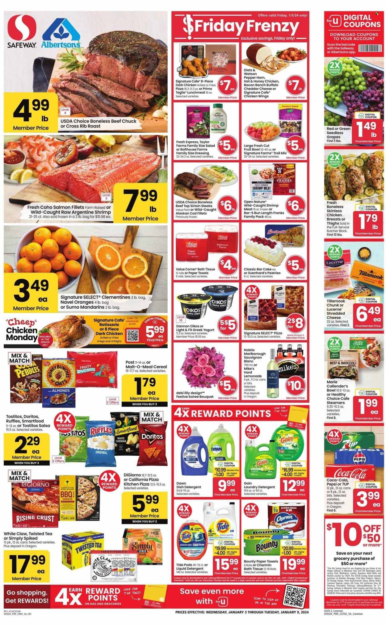 Safeway (OR, WA) Weekly Ad Flyer Specials January 3 to January 9, 2024