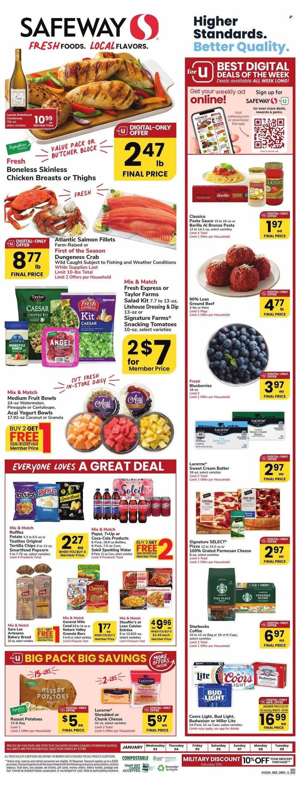 Safeway (SD) Weekly Ad Flyer Specials January 3 to January 9, 2024