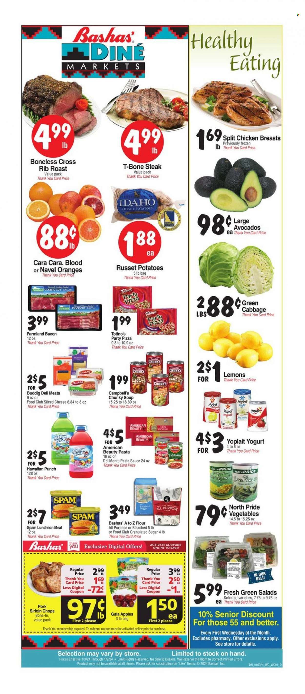 Bashas' Diné Markets (AZ, NM) Weekly Ad Flyer Specials January 3 to January 9, 2024