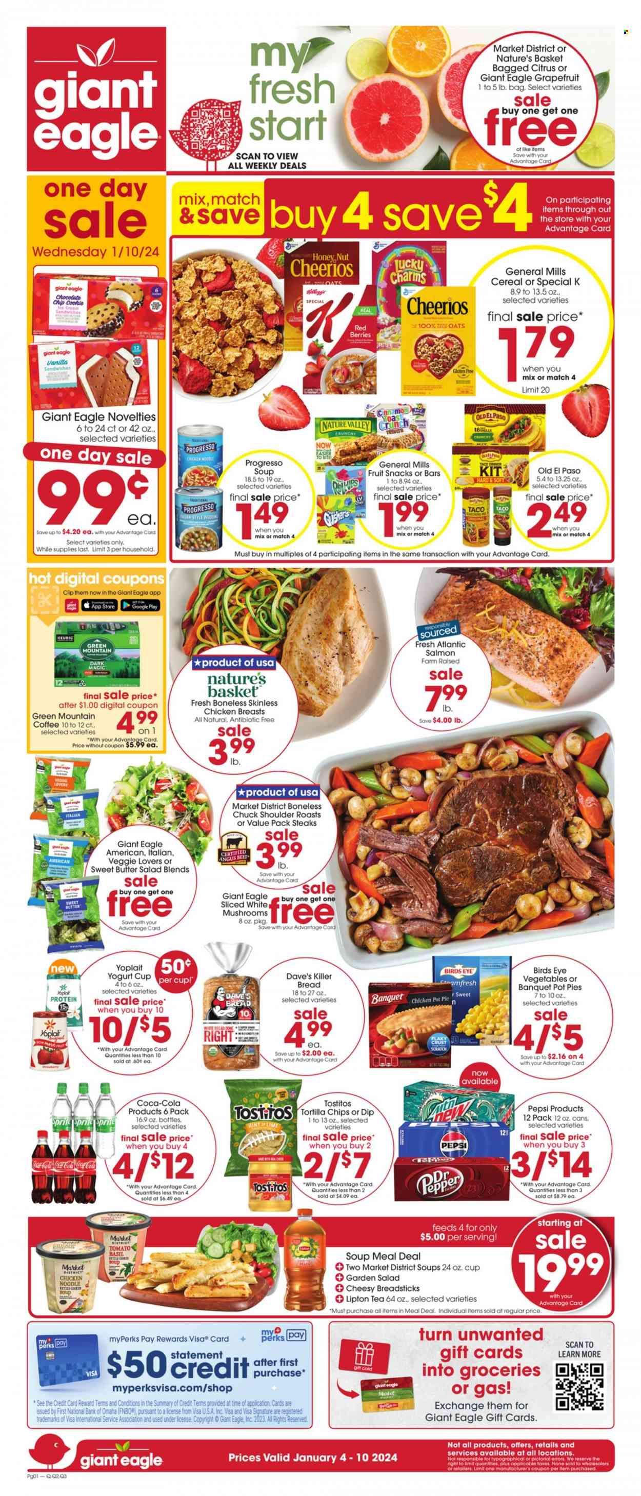 Giant Eagle (OH) Weekly Ad Flyer Specials January 4 to January 10, 2024