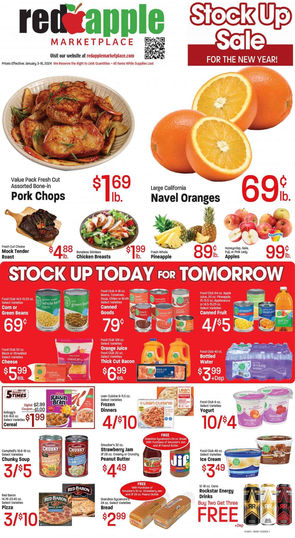 Red Apple Marketplace (OR) Weekly Ad Flyer Specials January 3 to January 16, 2024