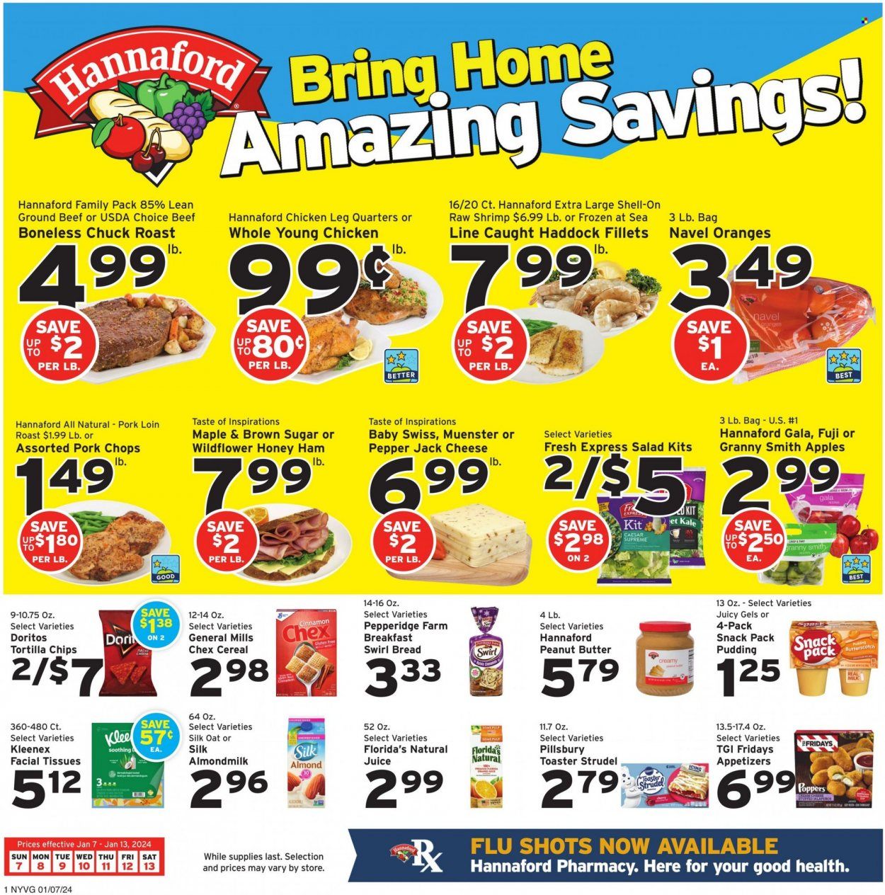 Hannaford (NY) Weekly Ad Flyer Specials January 7 to January 13, 2024