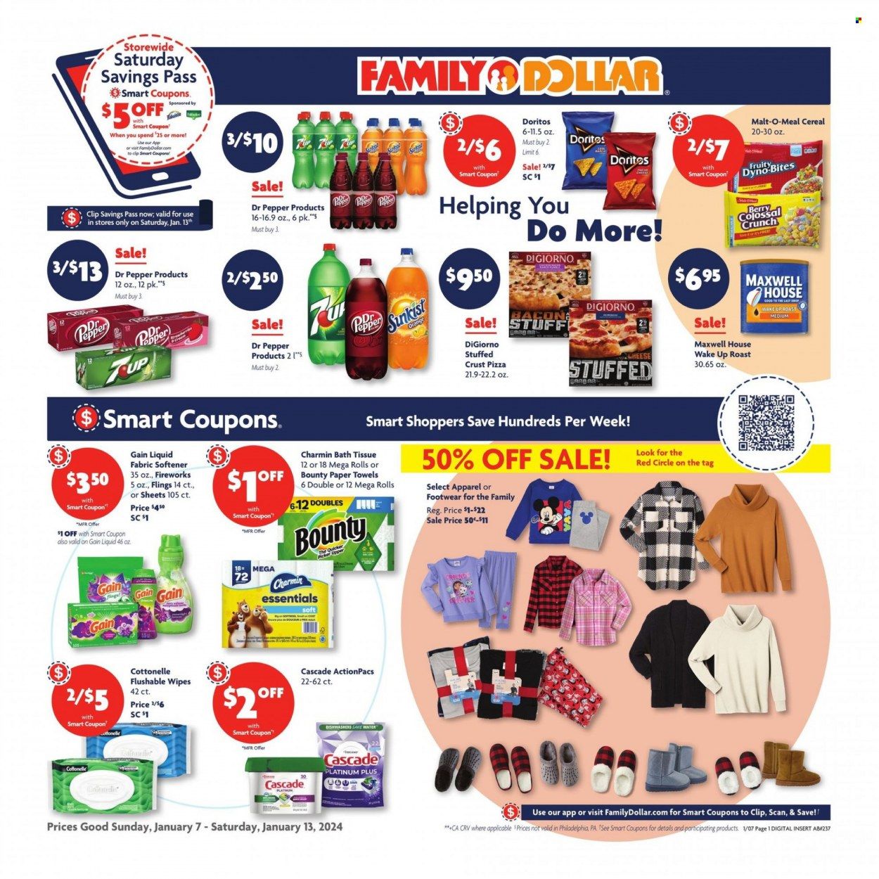 Family Dollar Weekly Ad Flyer Specials January 7 to January 13, 2024
