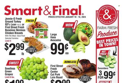 Smart & Final (CA) Weekly Ad Flyer Specials January 10 to January 16, 2024