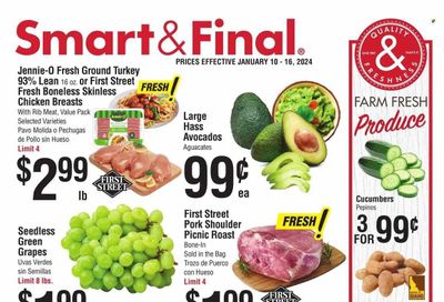 Smart & Final (CA) Weekly Ad Flyer Specials January 10 to January 16, 2024
