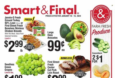 Smart & Final (CA) Weekly Ad Flyer Specials January 10 to January 16, 2024
