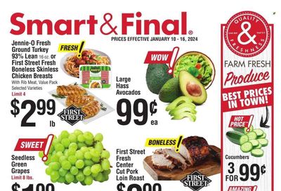 Smart & Final (CA) Weekly Ad Flyer Specials January 10 to January 16, 2024