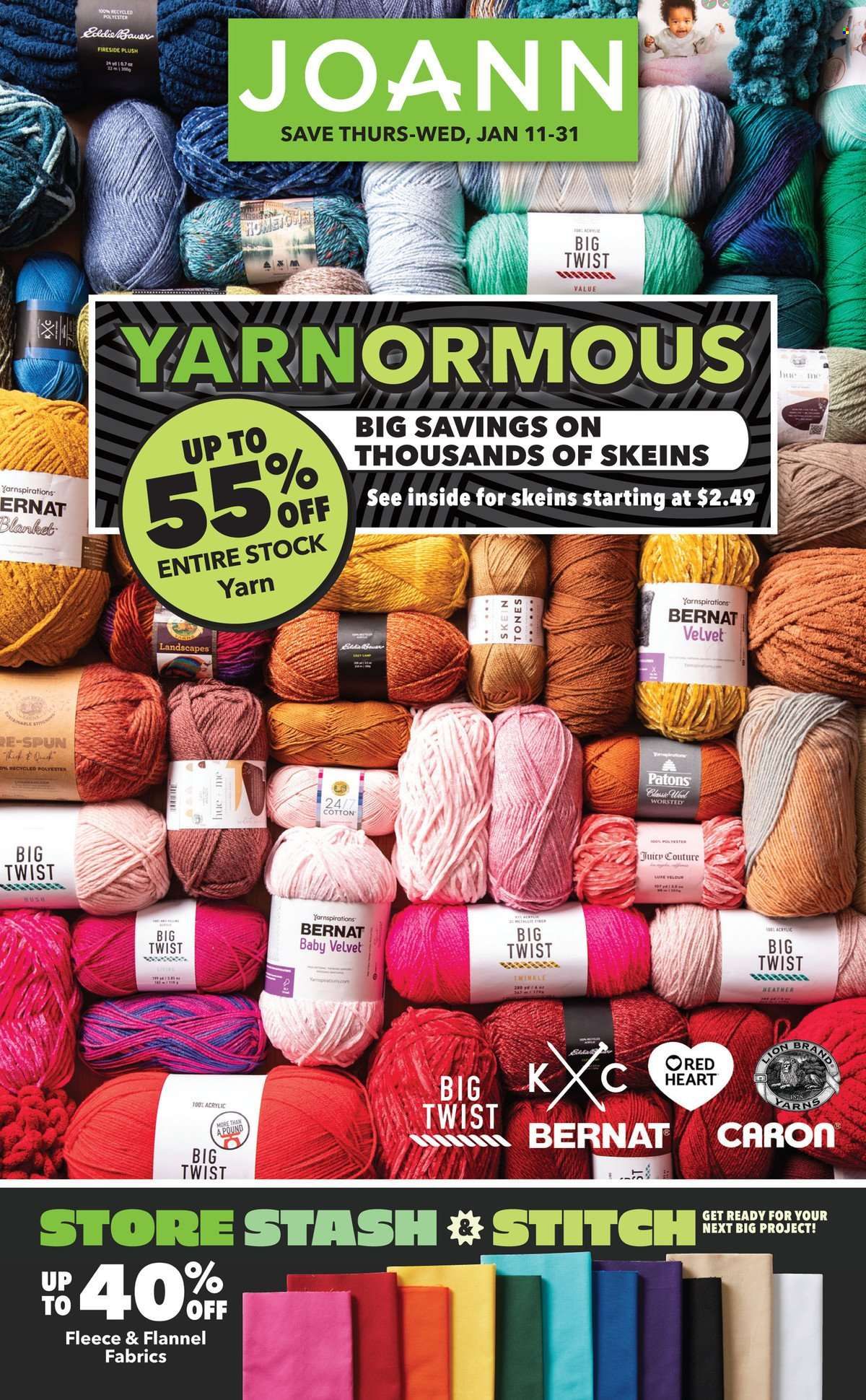 JOANN Weekly Ad Flyer Specials January 11 to January 31, 2024