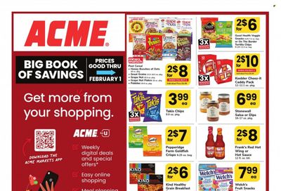 ACME (DE, NJ, NY, PA) Weekly Ad Flyer Specials January 5 to February 1, 2024