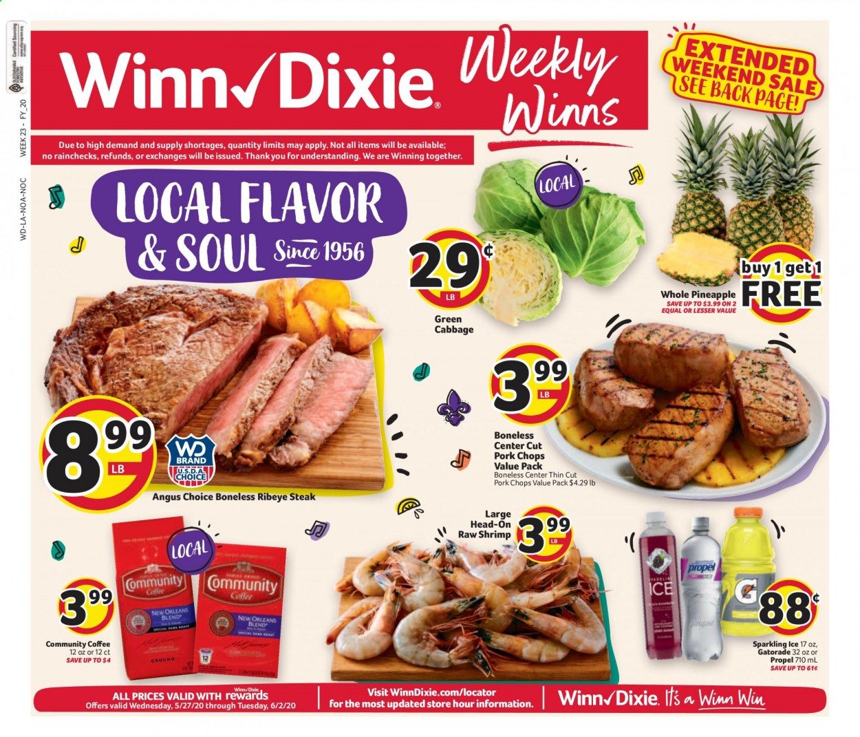 Winn Dixie Weekly Ad & Flyer May 27 to June 2
