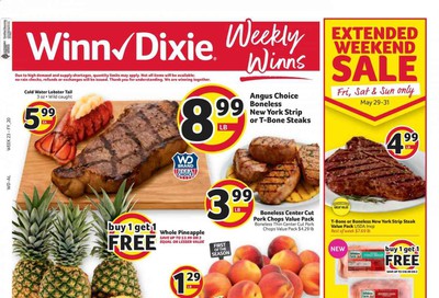 Winn Dixie Weekly Ad & Flyer May 27 to June 2