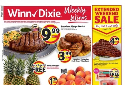 Winn Dixie Weekly Ad & Flyer May 27 to June 2