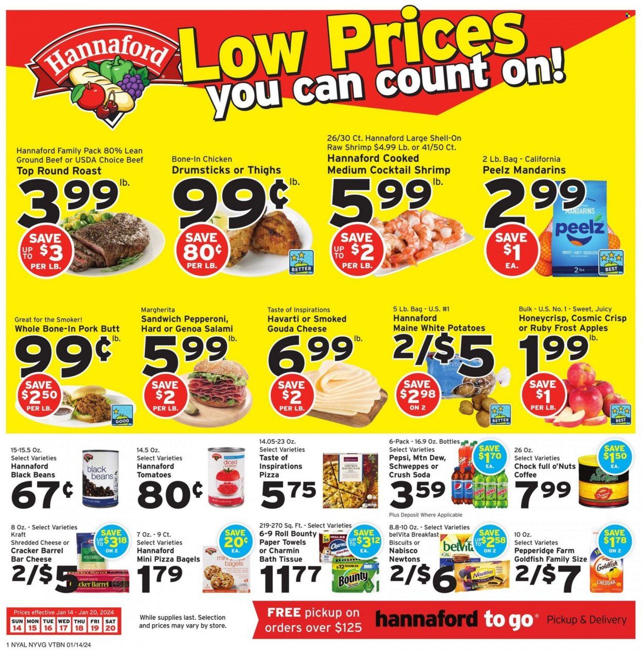 Hannaford (NY) Weekly Ad Flyer Specials January 14 to January 20, 2024