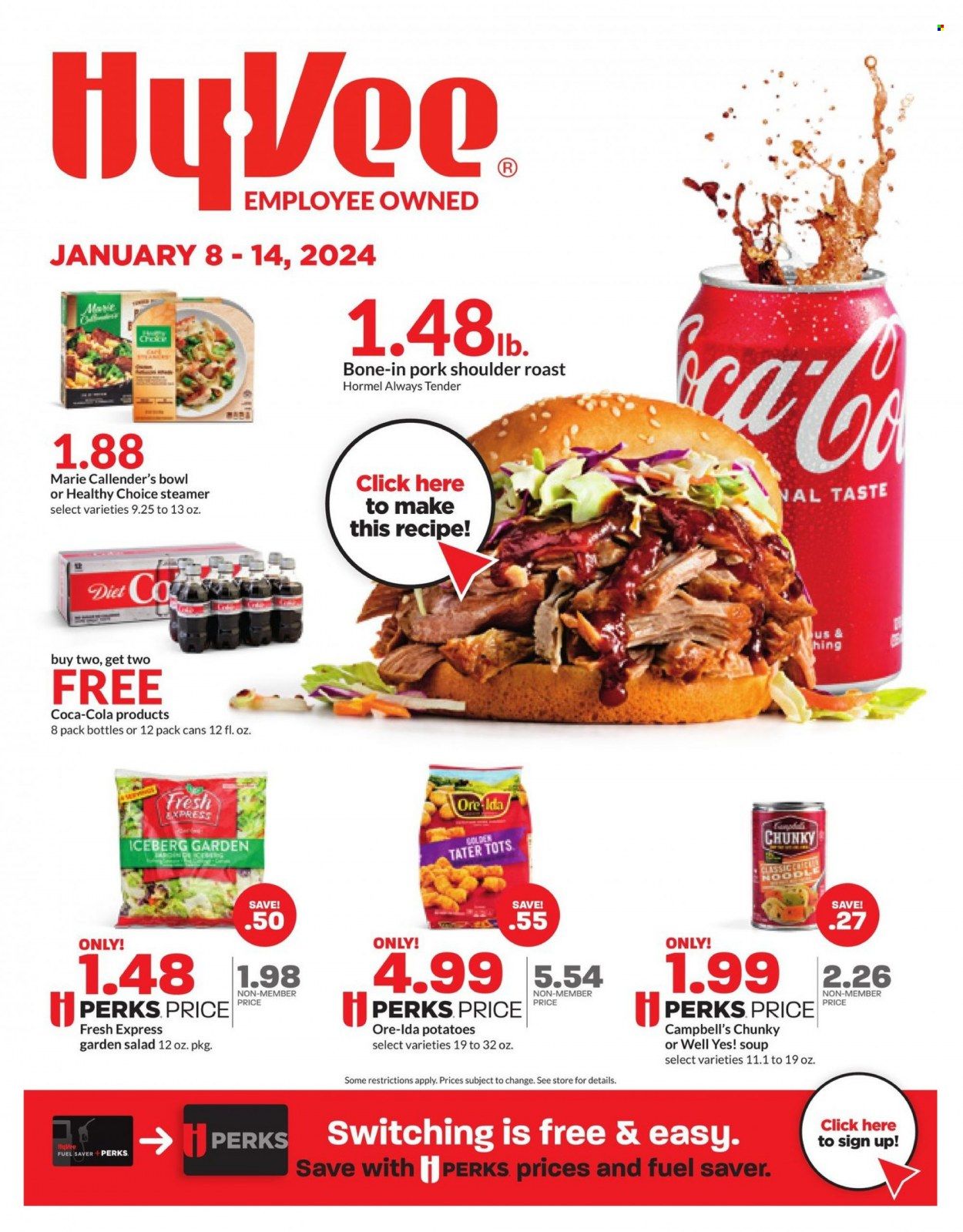 Hy-Vee (IA, IL, KS, MO) Weekly Ad Flyer Specials January 8 to January 14, 2024