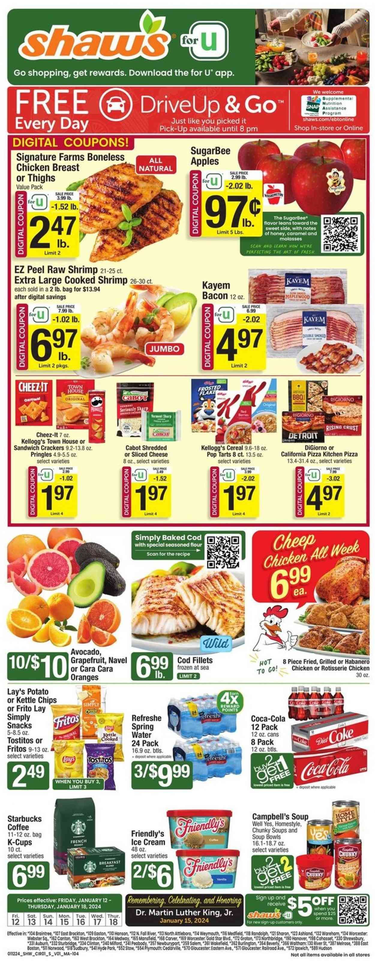 Shaw’s (MA, ME, NH, RI, VT) Weekly Ad Flyer Specials January 12 to January 18, 2024