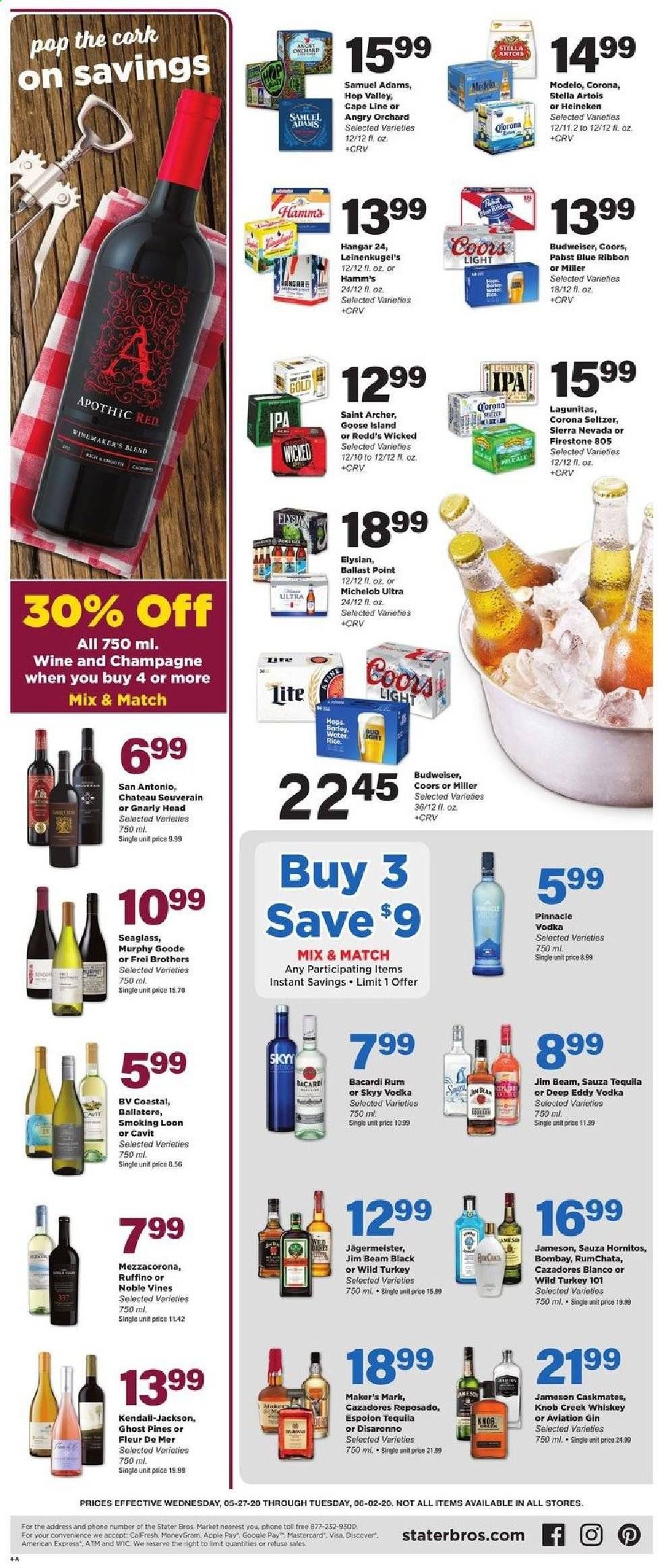 Stater Bros. Weekly Ad & Flyer May 27 to June 2