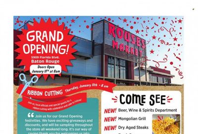 Rouses Markets (LA) Weekly Ad Flyer Specials January 10 to January 17, 2024