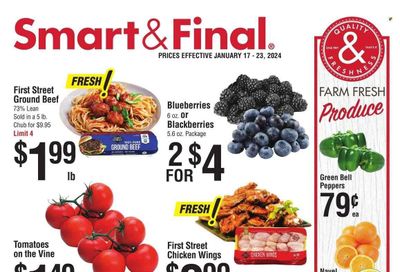 Smart & Final (CA) Weekly Ad Flyer Specials January 17 to January 23, 2024