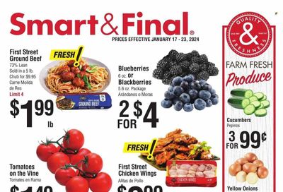 Smart & Final (CA) Weekly Ad Flyer Specials January 17 to January 23, 2024