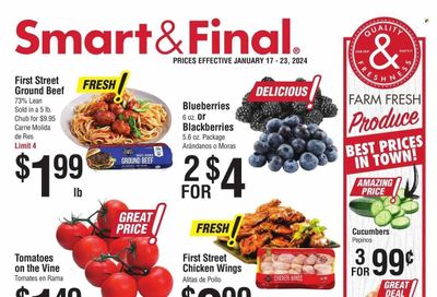 Smart & Final (CA) Weekly Ad Flyer Specials January 17 to January 23, 2024
