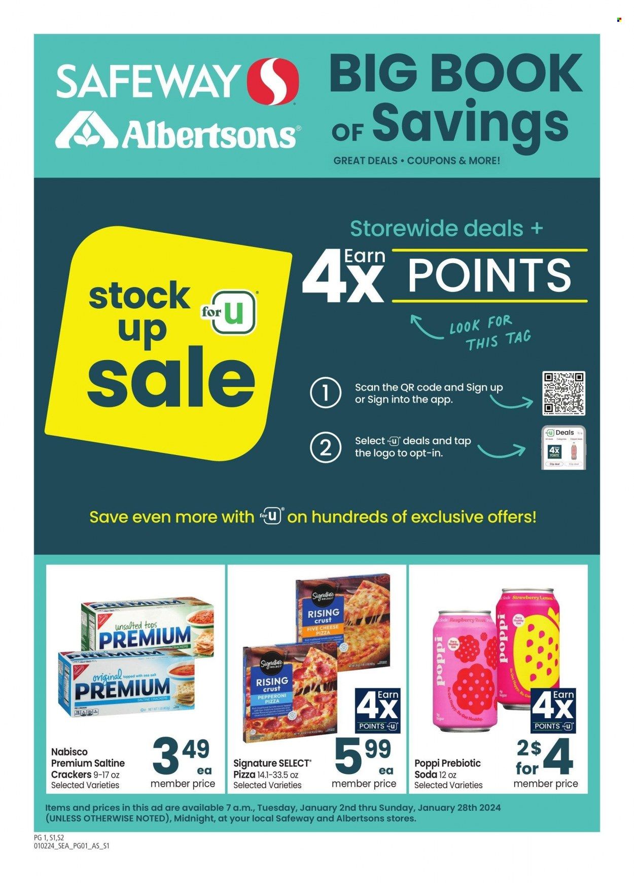 Safeway (WA) Weekly Ad Flyer Specials January 2 to January 28, 2024
