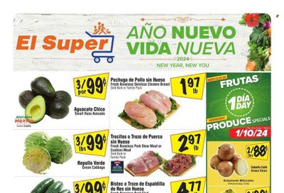 El Super (CA) Weekly Ad Flyer Specials January 10 to January 16, 2024