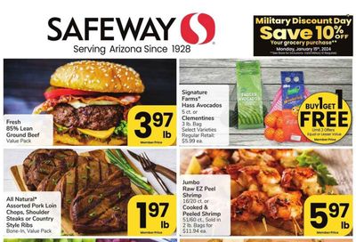 Safeway (AZ) Weekly Ad Flyer Specials January 10 to January 16, 2024