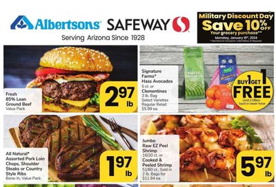 Safeway (AZ) Weekly Ad Flyer Specials January 10 to January 16, 2024