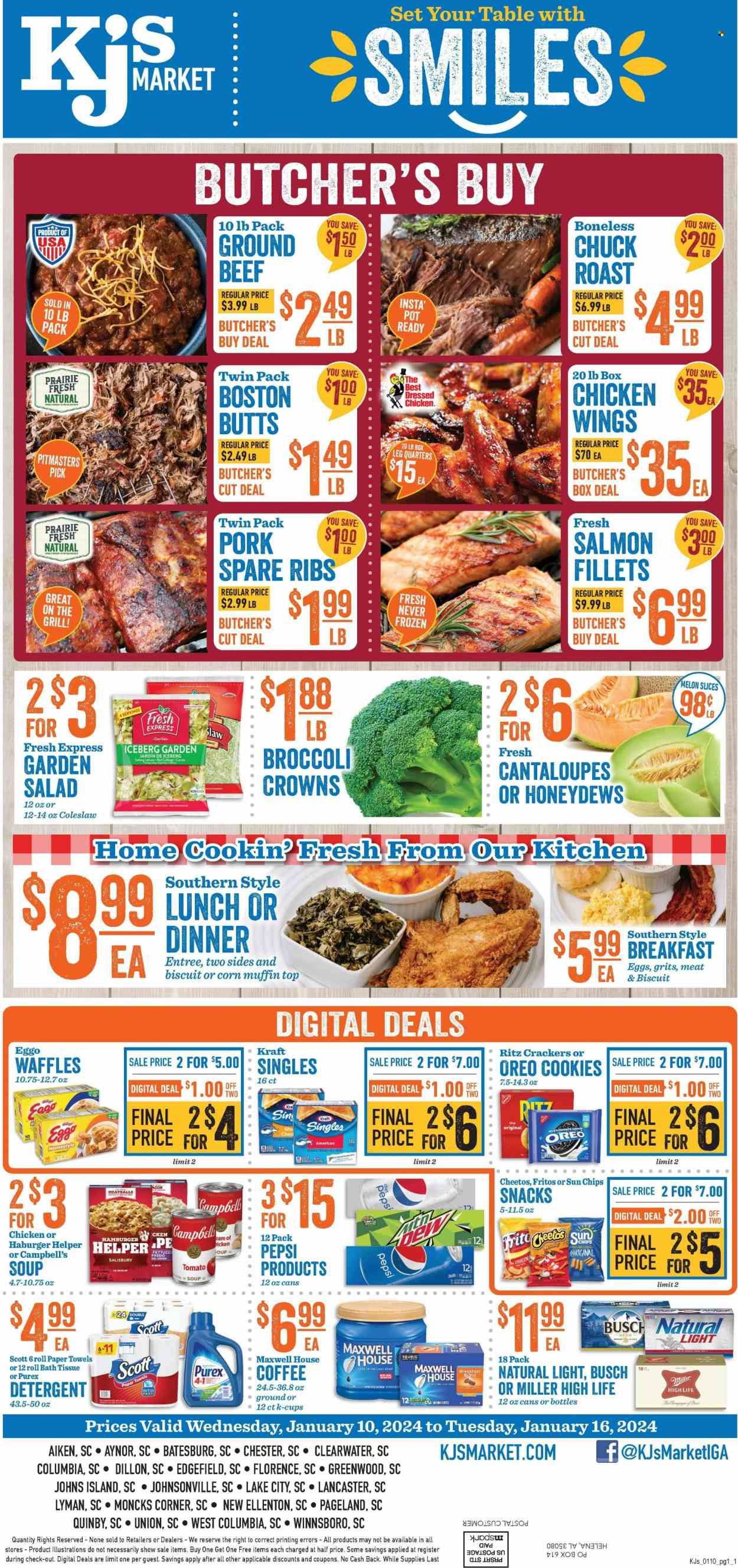 KJ´s Market (GA, SC) Weekly Ad Flyer Specials January 10 to January 16, 2024