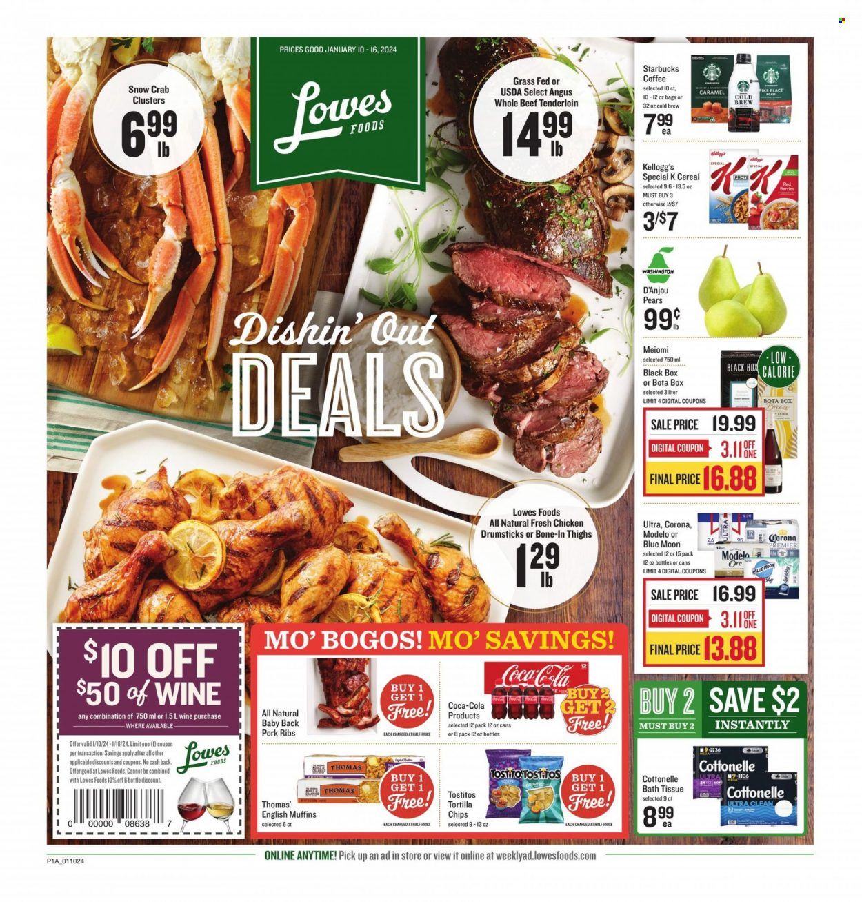Lowes Foods (NC, SC) Weekly Ad Flyer Specials January 10 to January 16, 2024