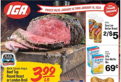 IGA (IN) Weekly Ad Flyer Specials January 10 to January 16, 2024
