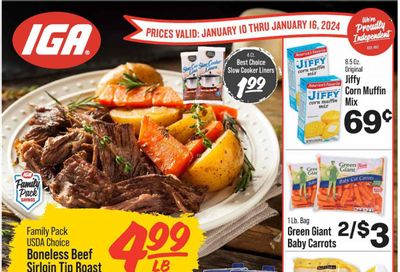 IGA (TN) Weekly Ad Flyer Specials January 10 to January 16, 2024