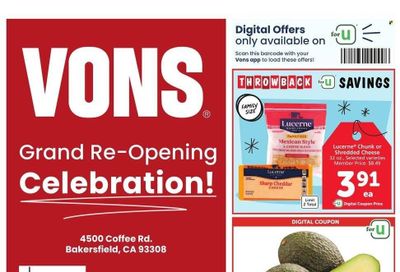 Vons (CA) Weekly Ad Flyer Specials January 10 to January 16, 2024