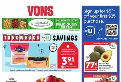 Vons (CA) Weekly Ad Flyer Specials January 10 to January 16, 2024