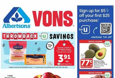 Vons (CA) Weekly Ad Flyer Specials January 10 to January 16, 2024
