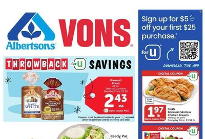 Vons (CA) Weekly Ad Flyer Specials January 17 to January 23, 2024