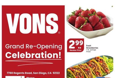 Vons (CA) Weekly Ad Flyer Specials January 17 to January 23, 2024
