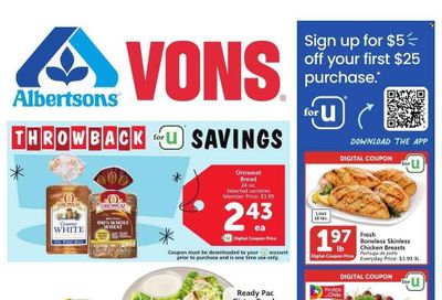 Vons (CA) Weekly Ad Flyer Specials January 17 to January 23, 2024