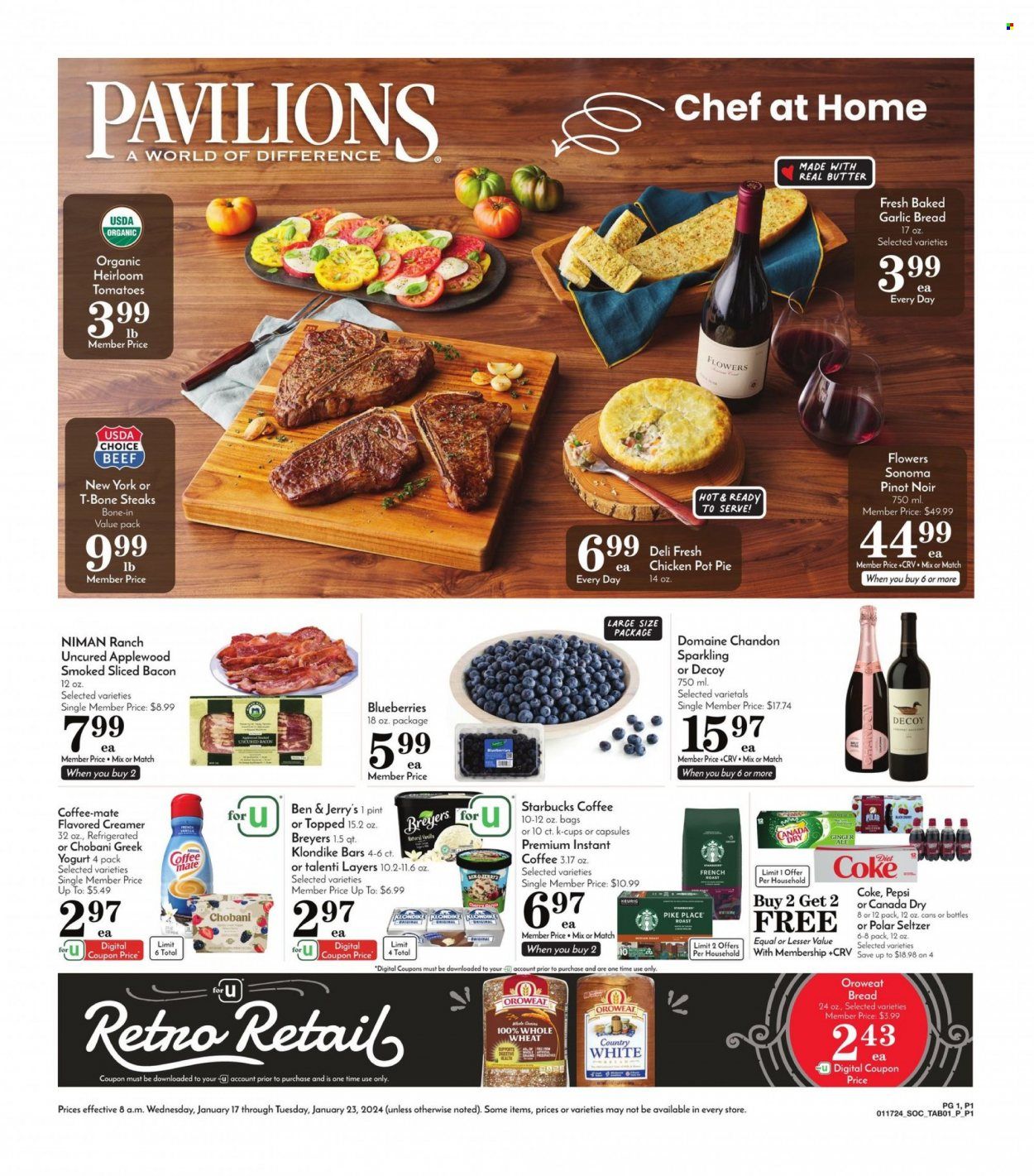 Pavilions (CA) Weekly Ad Flyer Specials January 17 to January 23, 2024
