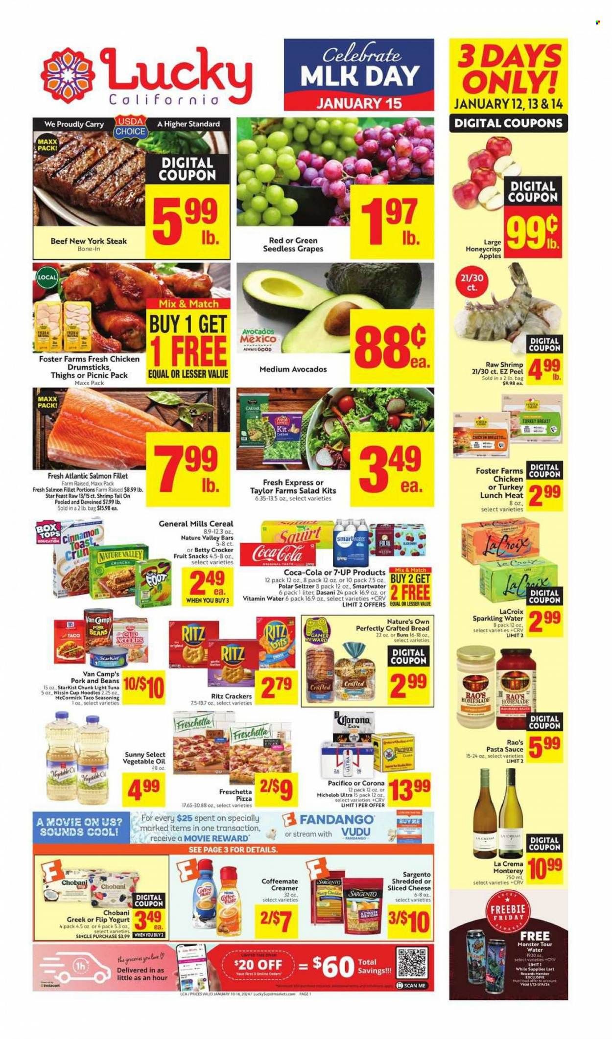 Lucky California Weekly Ad Flyer Specials January 10 to January 16, 2024