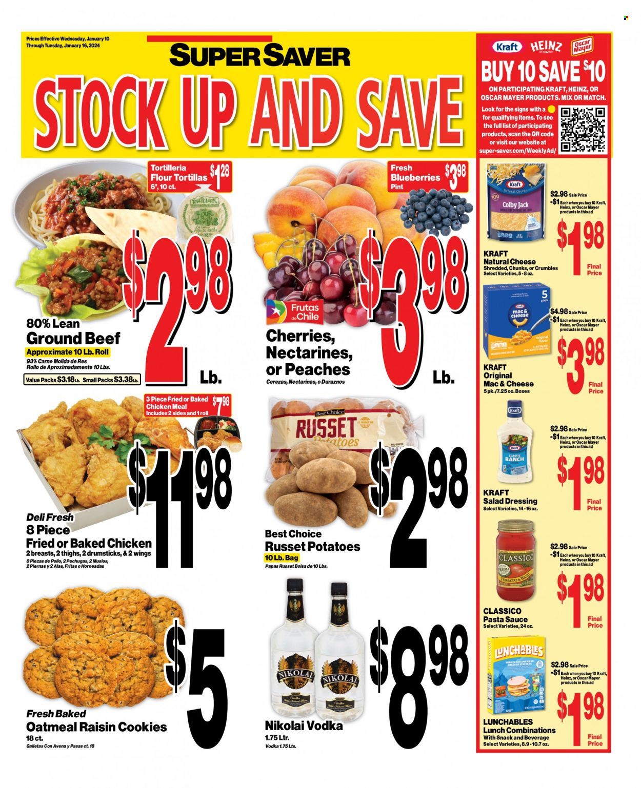 Super Saver Weekly Ad Flyer Specials January 10 to January 16, 2024