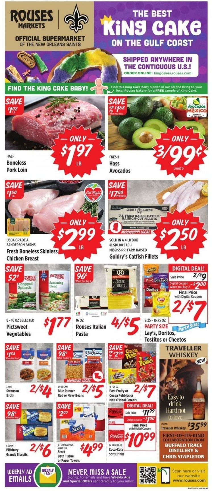 Rouses Markets (LA) Weekly Ad Flyer Specials January 17 to January 24, 2024