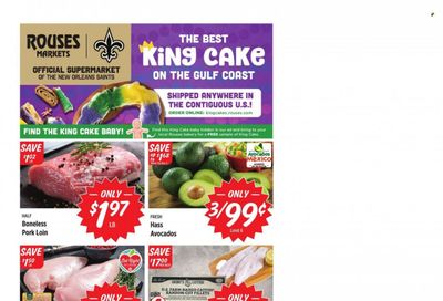 Rouses Markets (LA) Weekly Ad Flyer Specials January 17 to January 24, 2024